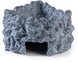 Exo Terra Wet Rock, kryjówka z miską, do terrarium, ceramiczna, L, 21x15,5x11,5cm, 150ml, narożnikowa