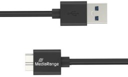 Kabel USB MediaRange MediaRange MRCS240 kabel USB USB 3.2 Gen 1 (3.1 Gen 1) 1,8 m USB A Micro-USB B Czarny