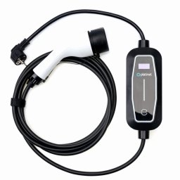 Ładowarka Platinet PLATINET EV ŁADOWARKA PRZENOŚNA SAMOCHODÓW EV/PHEV AC TYPE 2 MAX 16A 3,7KW SCHUKO HOME LINE BLACK [46367]