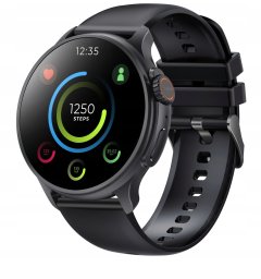 Smartwatch GlacierX Aura Czarny Nowy
