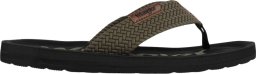 Wrangler Klapki męskie Wrangler Zane Flipflop czarno-oliwkowe 20261061 58C 44