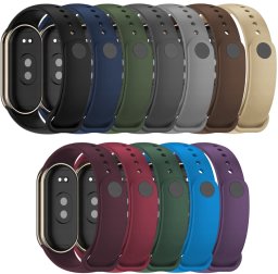 ChronSmarta Zestaw: 6x pasek ChronSmarta do smartband'a Xiaomi Mi Band 8 / 9 / 10