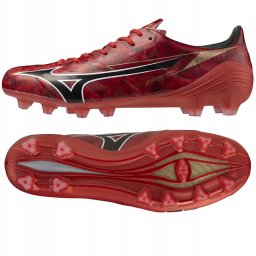 Mizuno Buty Mizuno Alfa II Elite FG r. 44 1/2 czerwono-czarne