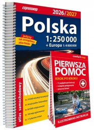 Nawigacja GPS ExpressMap Atlas samochodowy Polska 1:250000 + Pierwsza pomoc