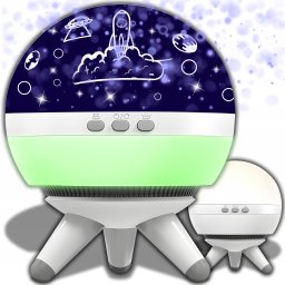 Retoo PROJEKTOR GWIAZD NIEBA LAMPKA OBROTOWA NOCNA DLA DZIECI RZUTNIK LED
