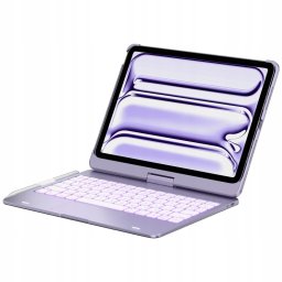 Etui na tablet SUPERO Etui Typecase Flexbook Touch             z klawiaturą do iPad Air 11" M2 2024 / M3 2025 / M4 2026 jasny fiolet