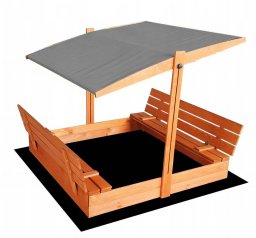 SunWood IMPR. SANDBOX140X140CM