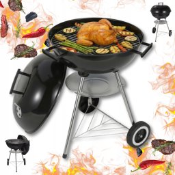 KingHoff GRILL WĘGLOWY Z POKRYWĄ 41cm KINGHOFF KH-2033