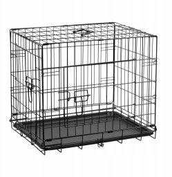 Rebel Metalowa klatka dla psa, kojec, rozmiar M 61x46x51 cm , REBEL ANIMALS