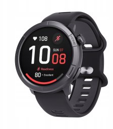 Smartwatch GepardWatches STELIO Smartwatch sportowy Activ Pro AI 46mm GPS Czarny Tytan