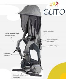 Guto GUTO HIKING RAM SPORTOWE NOSIDŁO TURYSTYCZNE GREY, EAN 5906667740776