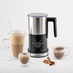 Spieniacz do mleka Muhler MFF-44S Spieniacz i podgrzewacz do mleka 500W MFF-44S (3800173800943)