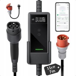 Ładowarka Przenośna ładowarka wallbox d EV 11kW Typ 2 na siłę aut EV 7m app
