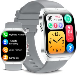 Smartwatch GepardWatches Zegarek Smartwatch Wenom AMOLED NFC Bluetooth Sportowy, Wodoodporny Menu PL