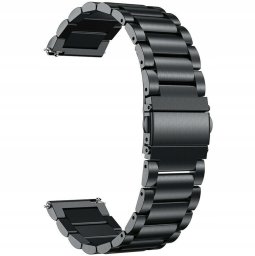 Wenom Bransoleta STALOWA Nierdzewna CZARNY DO SMARTWATCH uniwersalny 22mm Wenom