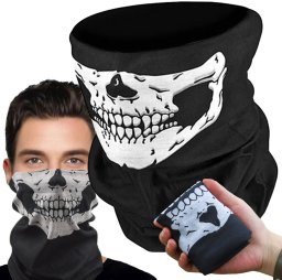 Verk Komin kominiarka chusta na twarz bandama czaszka wielofunkcyjna tunel skull