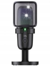 Mikrofon PROOVE Mikrofon Pojemnościowy GAMINGOWY Studyjny 24bit 96kHz na USB-C RGB Statyw