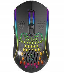 Mysz PrzydaSie Mysz Myszka Bezprzewodowa + Przewodowa 2w1 GAMINGOWA dla Graczy LED Proove