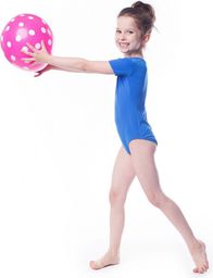  Shepa Body gimnastyczne dziewczęce krótki rękaw niebieske r. 152
