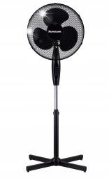 Termowentylator Ravanson Wentylator stojący RAVANSON WT-1040SB CZARNY 40 cm Wiatrak podłogowy
