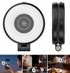 Lampa pierścieniowa Ulanzi Lampa Lampka Led Na Magsafe Do Telefonu Selfie Vlog Usb-c Ulanzi / Lm21 / Czarny