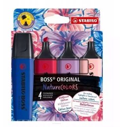 Stabilo Boss Nature Colors* Wildflower edition z 4 szt.