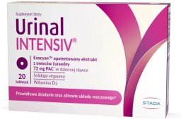 NATUR PRODUKT ZDROVIT URINAL_Intensiv tabletki ze składnikami wspierającymi drogi moczowe 20szt.