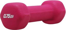 Platinum Fitness Hantla neoprenowa 0.75 kg różowa (P0097)