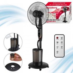 Termowentylator Klausberg WENTYLATOR WIATRAK PODŁOGOWY MGIEŁKOWY Z NAWILŻACZEM KLAUSBERG KB-9043
