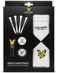 Srixon Zestaw prezentowy dla golfisty - LYLE & SCOTT - ARGYLE LINKS POUCH
