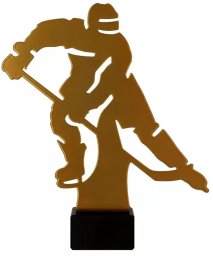 Victoria Sport Trofeum metalowe z marmurową podstawą - Hokej - napastnik