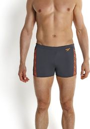  Speedo Kąpielówki męskie Monogram Aquashort AM Endurance+ Szary r. S (8-08742A582)