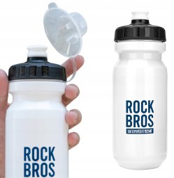 RockBros Bidon rowerowy Rockbros 600 ml - biały