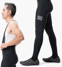 RockBros Spodnie rowerowe z szelkami Rockbros 200021 długie z wkładką Rozmiar XXL - czarne