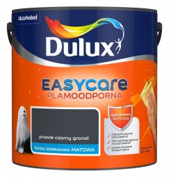 Adhesive Products GmbH Dulux EasyCare farba lateksowa ścienna Prawie Czarny Granat mat 2,5L