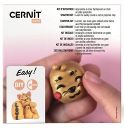 Cernit Kot Szczęścia DIY glinka polimer