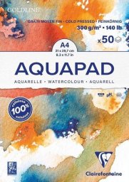 Clairefontaine Blok A4 akwarelowy aquapad 300g 50ark