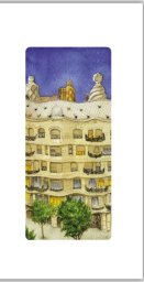 Staples Karnet 12x23cm + koperta Gaudi La Pedrera