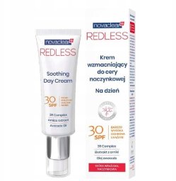 Novaclear Novaclear Redless SPF 30 Krem wzmacniający do cery naczynkowej na dzień 50ml