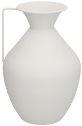 Decorlife Waza biały metal 15.5D x 36 x 24 cm DECORLIFE 8445393395845 (8445393395845)