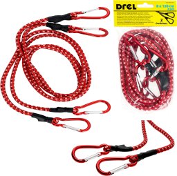 Drel DREL Ściągacze Z Karabińczykiem 120 cm 2 szt