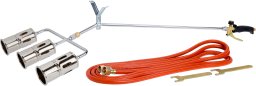 Drel DREL Palnik dekarski 3 dysze 50 mm lanca 460 mm wąż 5 m
