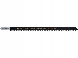 Drel DREL Brzeszczoty T 155 mm 9TPI do drewna PVC 5 szt