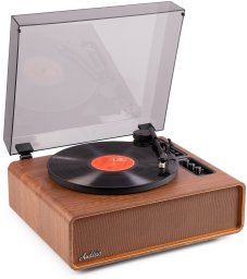 Gramofon Audizio Gramofon HIFI BT Laredo brązowy Audizio one size