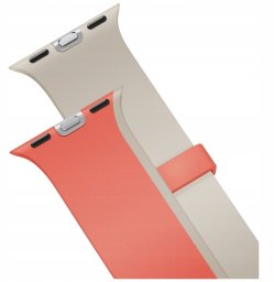 Uniq Pasek UNIQ Revix IV Premium do Apple Watch 49/46/45/44mm Edition Reversible Magnetic różowy-beżowy