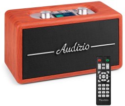 Radio Audizio Radio retro DAB FM BT Tune60 Audizio wiśniowe one size