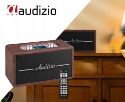 Radio Audizio Radio retro DAB FM BT Tune60 Audizio ciemnobrązowe one size