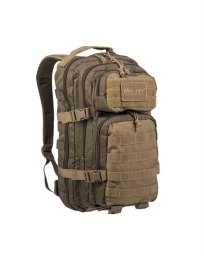 Plecak turystyczny Mil-Tec MilTec Plecak Assault 20L Green/Coyote - Wodoodporny i Wytrzymały