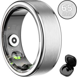 Smart Ring Oura Ring Smartring OneRing 65mm srebrny SR01SL-65