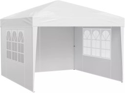 Goodhome Namiot ogrodowy 3x3m składany z 3 ściankami okna regulacja na eventy ogród